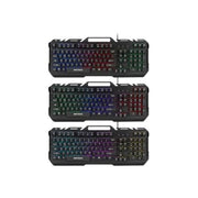 Accessory Power Infiltrate KL2 Membrane Gaming Keyboard - Quiet Keyboard with 3 Multi Color LED Lighting Modes