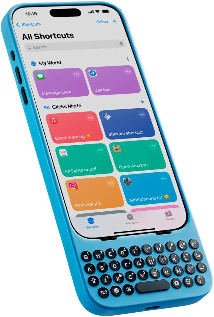 Clicks - Keyboard for Apple iPhone 16 Pro Max - Surf