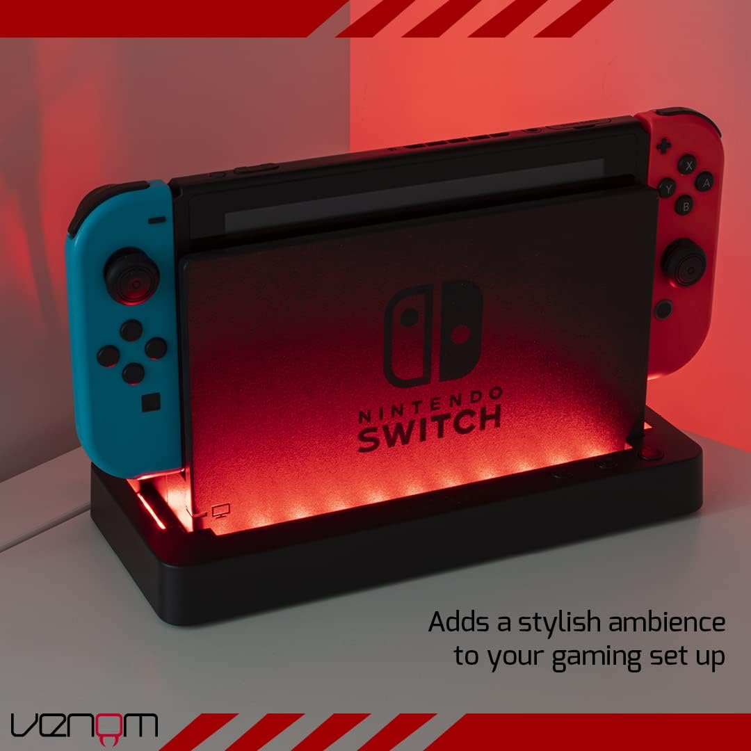 Venom Multi-Colour LED Light-up Console Stand (Nintendo Switch)