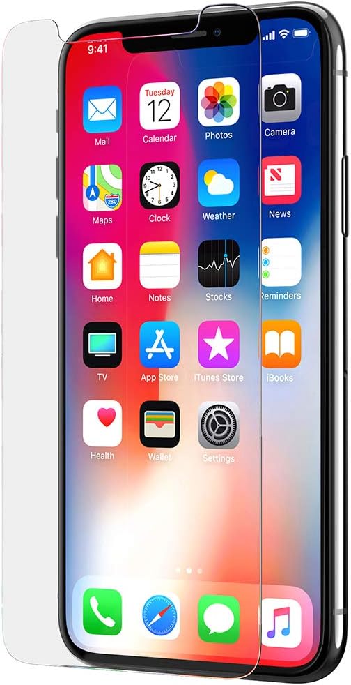 tech21 - Phone Case Compatible for Apple iPhone X/XS Screen Protector - Evo Glass