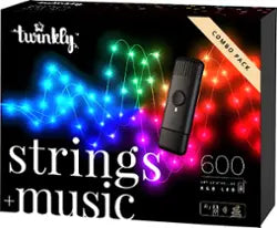 Twinkly - Smart Light Bundle 600 RGB LED + Music Gen II - Multi
