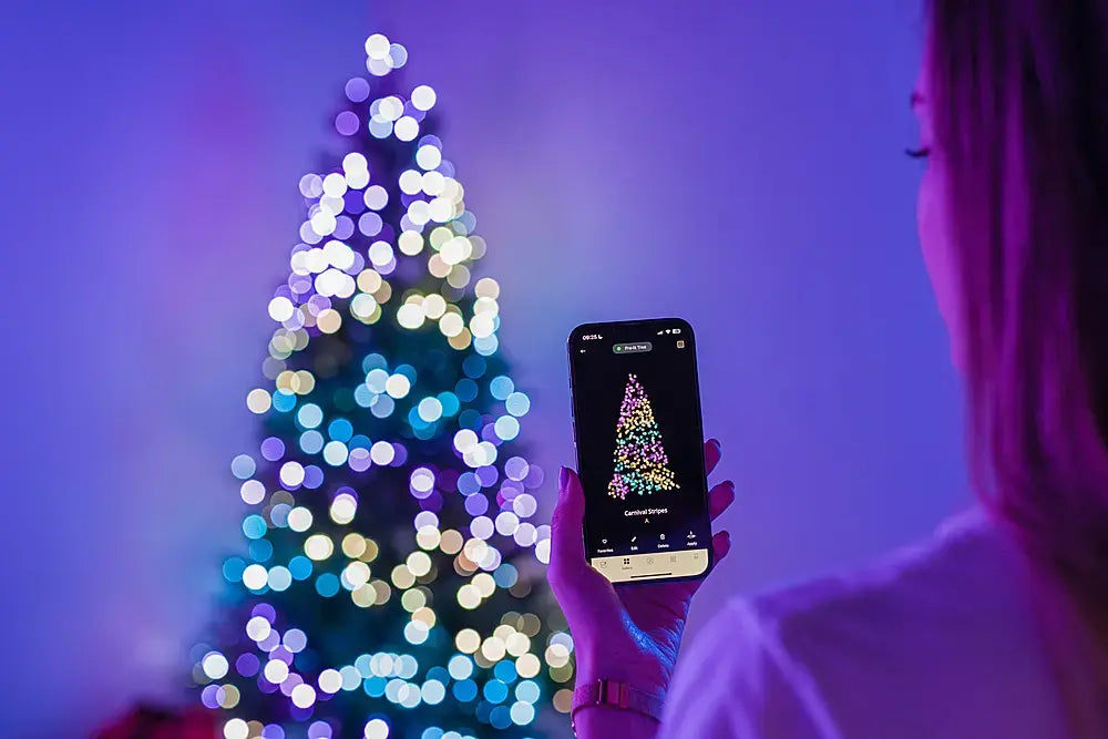 Twinkly - 6ft Pre-Lit Smart Light Regal Tree with 435 RGB LEDs - Multi