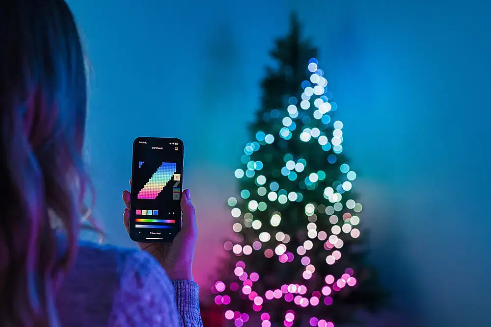 Twinkly - 6ft Pre-Lit Smart Light Regal Tree with 435 RGB LEDs - Multi