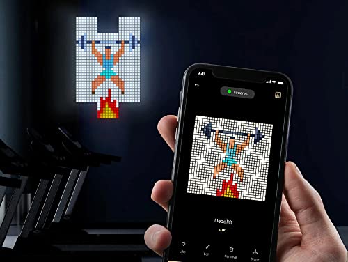 Twinkly Squares Master Panel, RGB LED Panel, Including 1 Main Panel and USB-C Power Supply, Compatible with HomeKit, Alexa and Google Home, Gaming Lights and Streaming, 16M+ Colors
