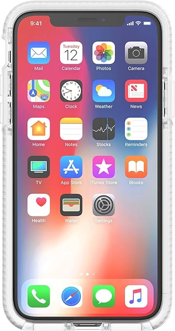 tech21 Evo Check Evoke Case for iPhone X ClearBlue