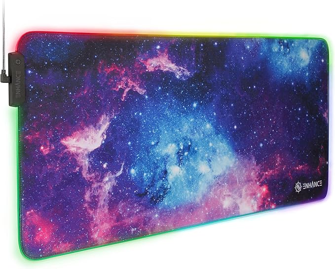 ENHANCE LED Soft XXL Gaming Mouse Mat
