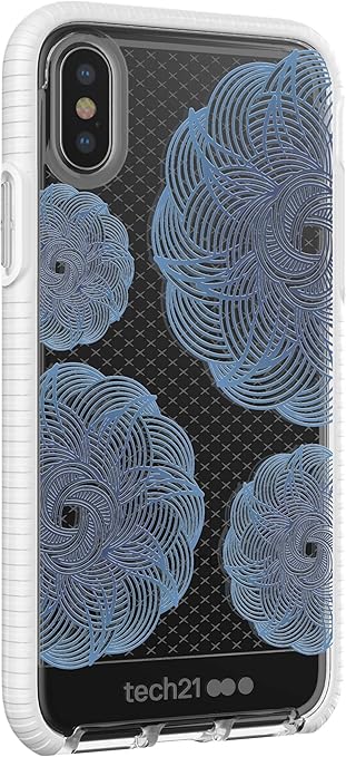 tech21 Evo Check Evoke Case for iPhone X ClearBlue