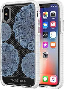 tech21 Evo Check Evoke Case for iPhone X ClearBlue