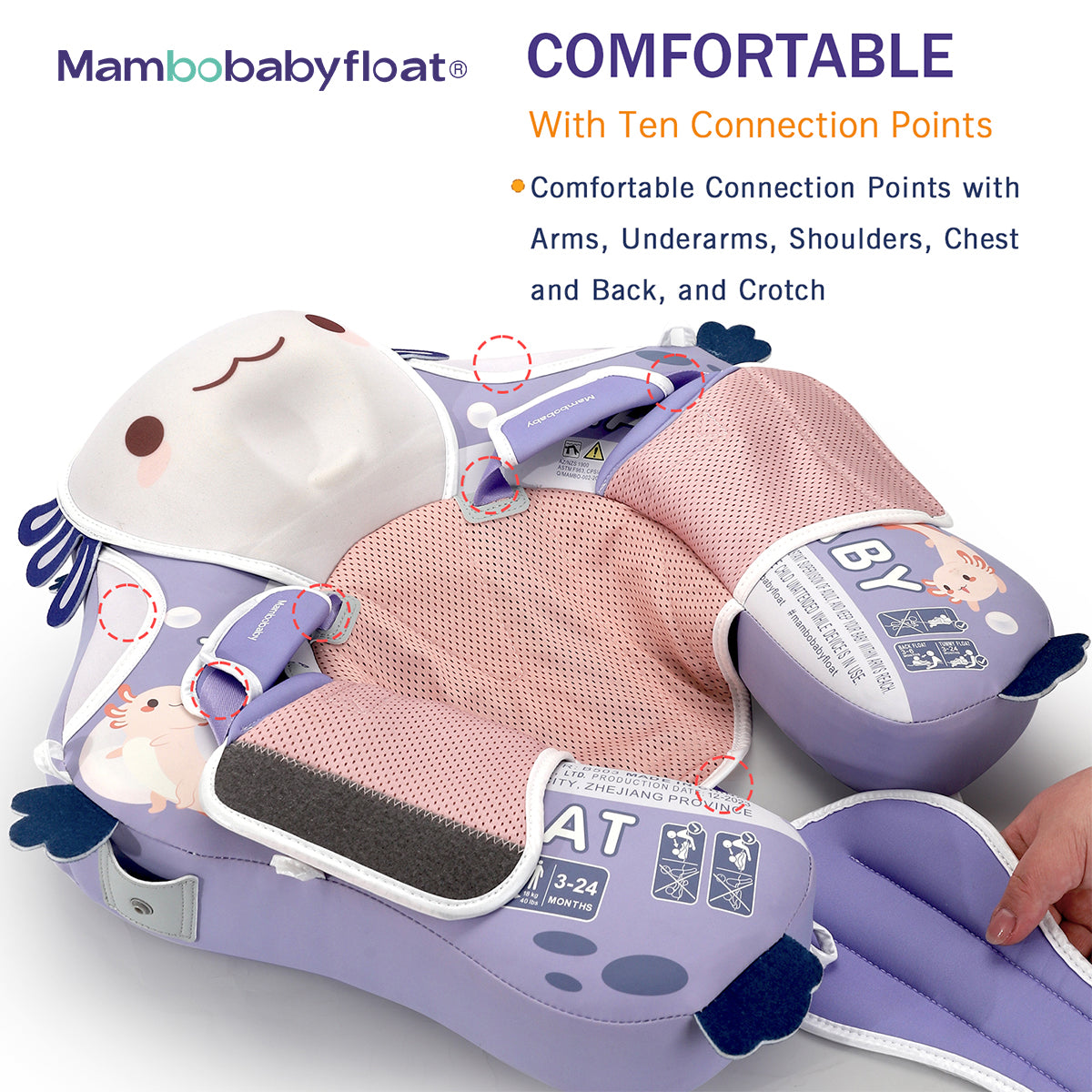 Mambobaby Float - Sunny Navigator - Axolotl Purple