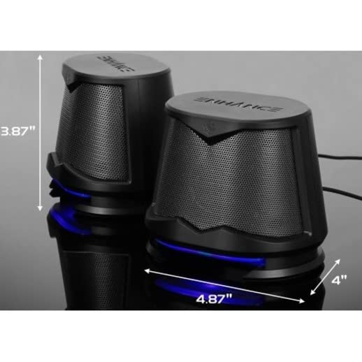 ENHANCE SB2 Computer Speakers Blue LED