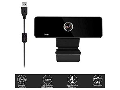NeonTEK 1080P USB Webcam With Built in Microphone - Plug and Play - AN810, Full-Wave HD Lens, 1/2.7 CMOM BSI, 80dB, 1080P, 1920 x 1080