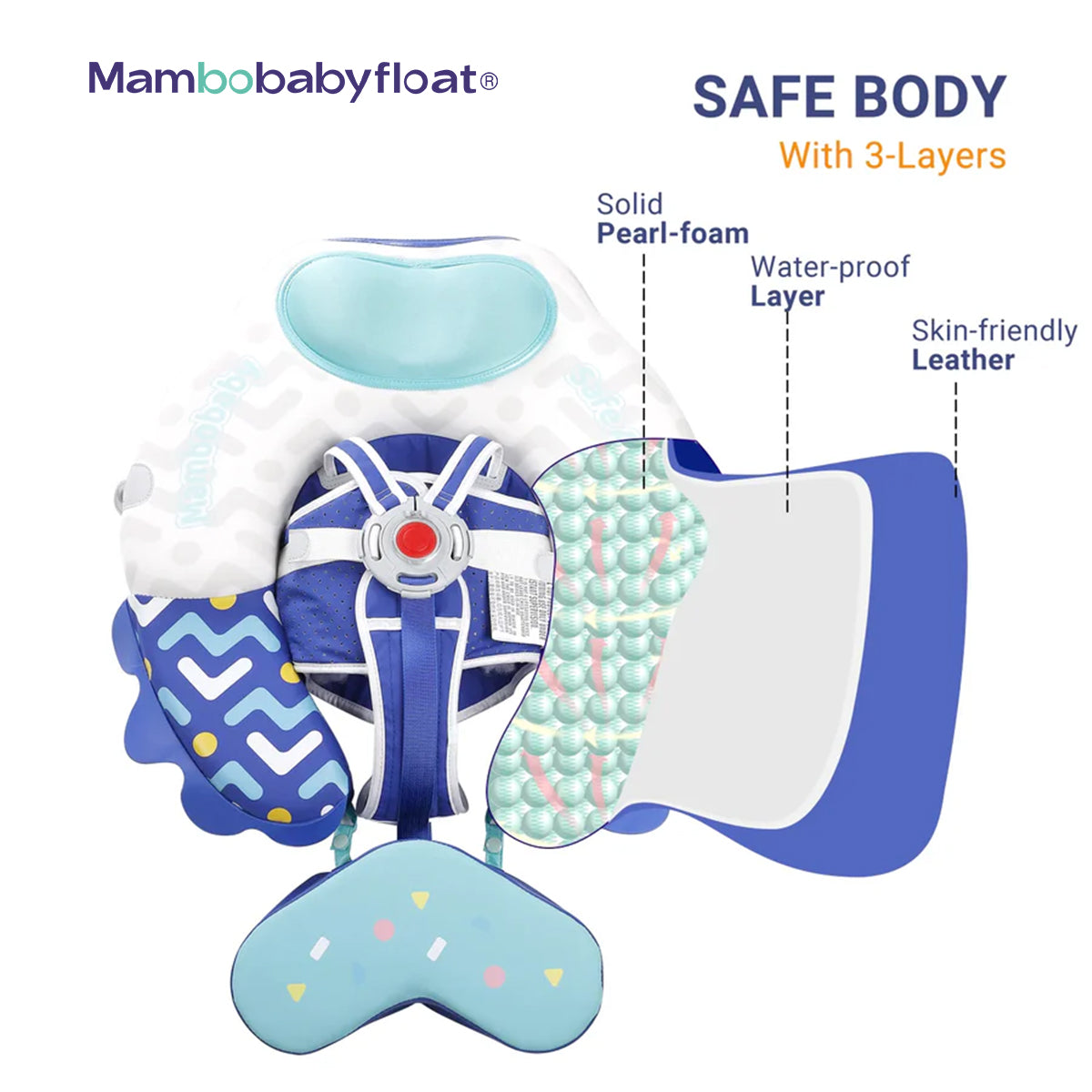 Mambobaby Float - Innovative Explorer - Colorfish Blue