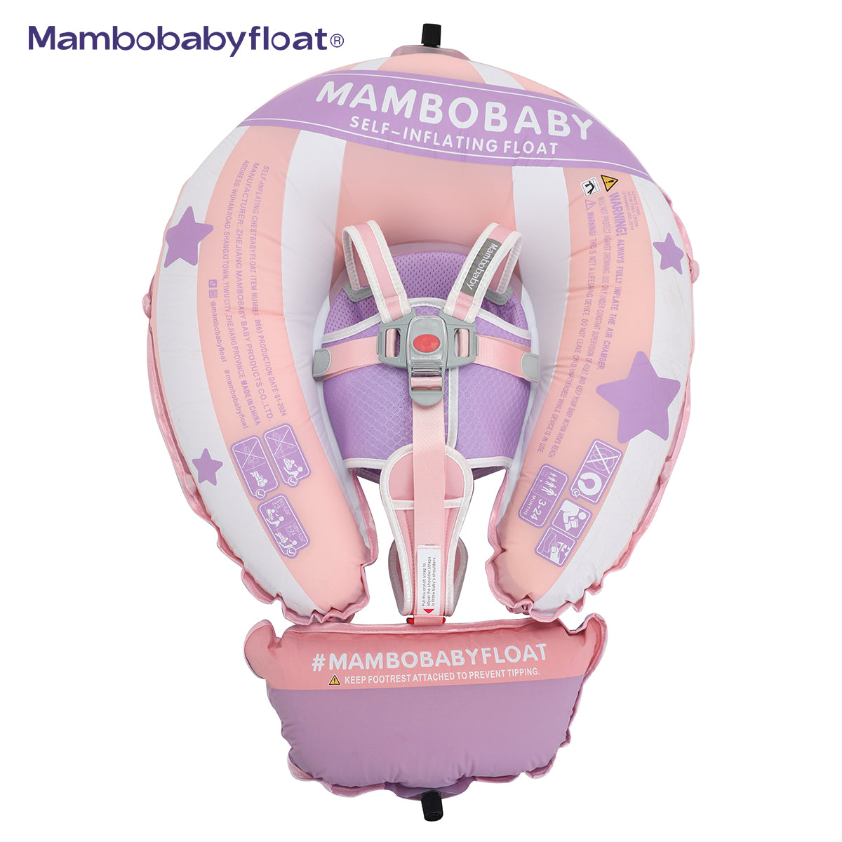 Mambobaby Float - Light Traveler - Hot Air Balloon Pink
