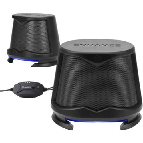 ENHANCE SB2 Computer Speakers Blue LED