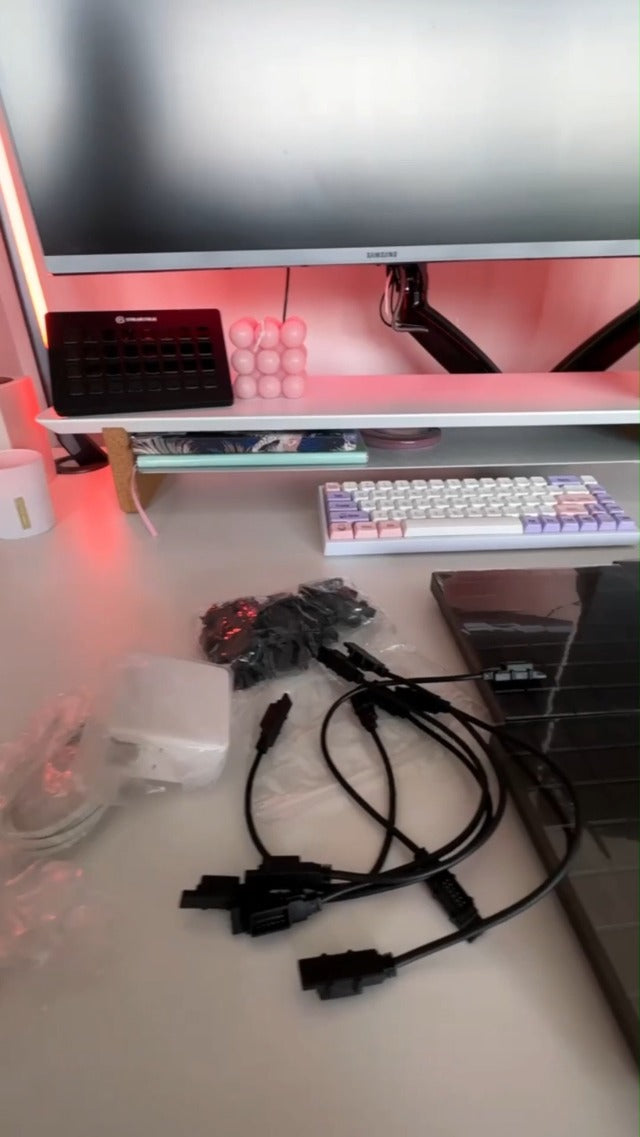 Twinkly Squares Extension Kit, RGB LED Panels Kit, Including 3 Extension Panels and Connection Cables, Compatible with HomeKit, Alexa and Google Home, Gaming Lights and Streaming, 16M+ Colors