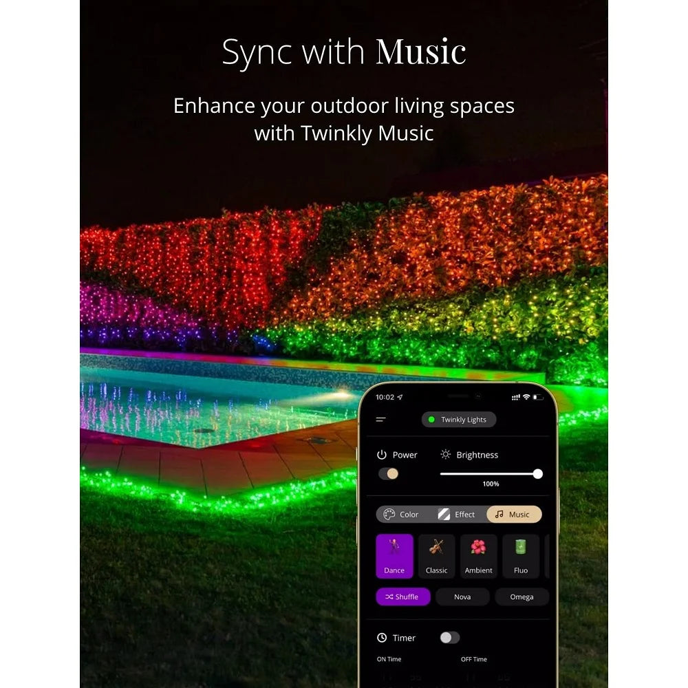 Twinkly - Smart Light String 400 LED RGB Gen II - Multi