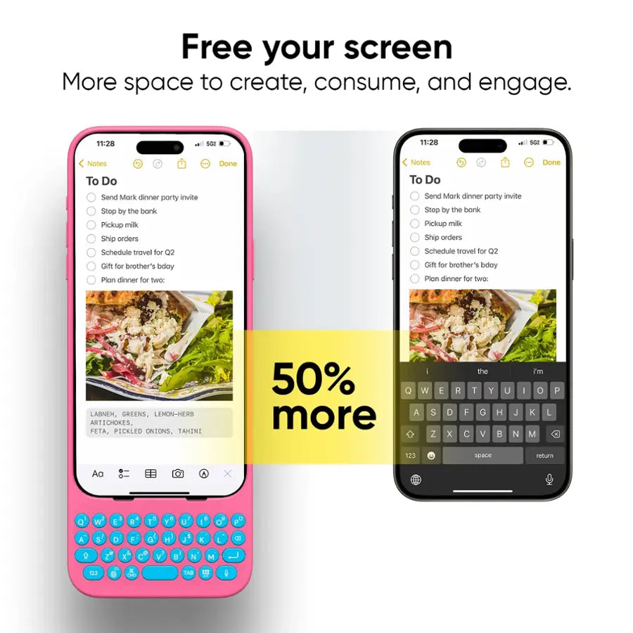 Clicks - Keyboard for Apple iPhone 15 Pro - Miami Beach