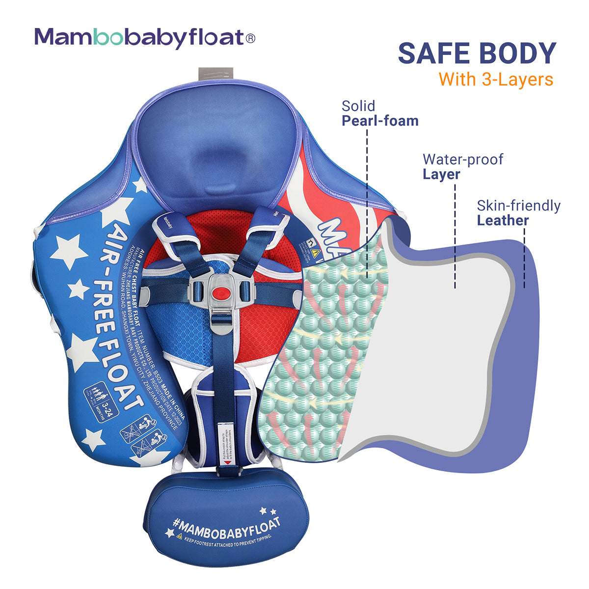 Mambobaby Float - Sunny Navigator - Flag