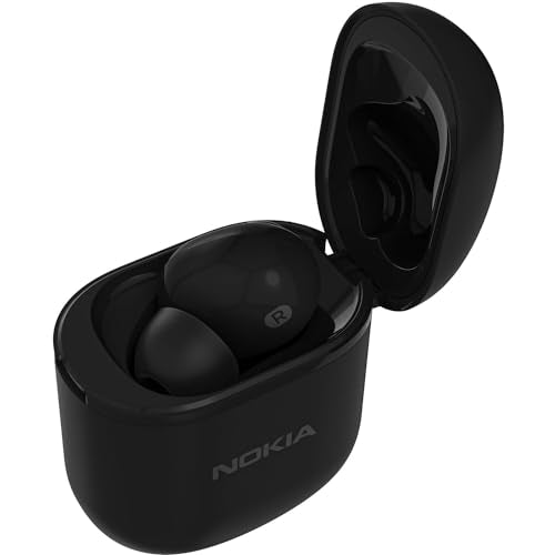 Nokia Solo Bud 2 Pro Wireless Bluetooth Mono Earbud with Charging Case, Fast Pair, Multipoint Connectivity, Environment Noise Cancellation, and IPX4 Protection for Talk and Media Streaming in Black