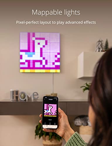 Twinkly Squares Extension Kit, RGB LED Panels Kit, Including 3 Extension Panels and Connection Cables, Compatible with HomeKit, Alexa and Google Home, Gaming Lights and Streaming, 16M+ Colors