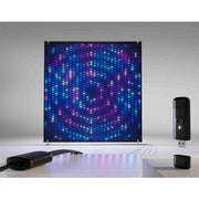 Twinkly Lightwall 8x8ft, LED Panel Smart, Multicolor LED Lights, DJ Lights and Music Rhythm Show, App Mapping, 20 Customizable Presets, Aluminum Frame and Transport Trolley Included