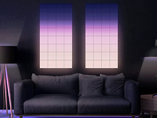 Twinkly Squares Master Panel, RGB LED Panel, Including 1 Main Panel and USB-C Power Supply, Compatible with HomeKit, Alexa and Google Home, Gaming Lights and Streaming, 16M+ Colors